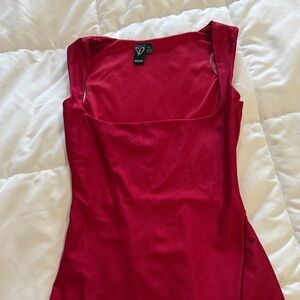 Elegant Red Sleeveless Dress from Windsor
